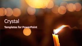  Presentation with candles - Presentation design featuring bonfire night design - bokeh wallpaper background background and a tawny brown colored foreground