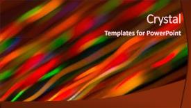  Presentation with abstract dark blue color crayons - Slide deck with bonfire night festival design - abstract picture of bright colored background and a  colored foreground