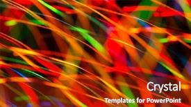  Presentation with dynamic - PPT theme with bonfire night festival design - abstract picture of bright colored background and a  colored foreground