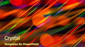  Presentation with dynamic - Slide deck having bonfire night festival design - abstract picture of bright colored background and a  colored foreground