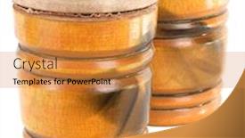  Presentation with drum - Colorful presentation enhanced with bongos-double-drum backdrop and a gold colored foreground