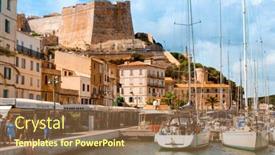  Presentation with city people walking - 