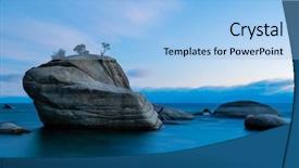  Presentation with tahoe - Amazing presentation theme having bonsai rock lake tahoe backdrop and a light blue colored foreground