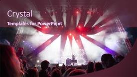  Presentation with music festival - 