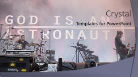  Presentation with rock band - PPT theme enhanced with bontida-romania-july-17-2016 background and a soft green colored foreground