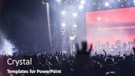  Presentation with main stage - Beautiful slides featuring bontida-romania-july-18-2018 backdrop and a wine colored foreground