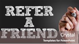  Presentation with bonus - Amazing slides having bonus - hand writing the text refer backdrop and a gray colored foreground