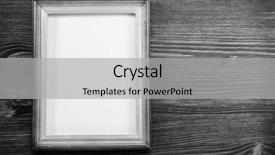  Presentation with picture frame - Audience pleasing theme consisting of book exhibition - photo picture frame on wooden backdrop and a light gray colored foreground