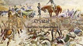  Presentation with battle - Colorful slides enhanced with book leo tolstoy war backdrop and a coral colored foreground