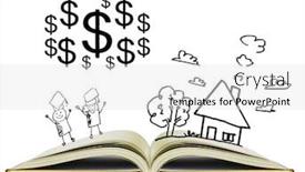  Presentation with fantasy - Slide deck featuring book of fantasy stories background and a white colored foreground