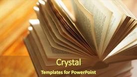  Presentation with bible school - PPT theme enhanced with book or bible on top background and a tawny brown colored foreground