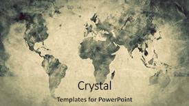  Presentation with ancient book - Slide deck with book outline - ancient old world map pencil background and a soft green colored foreground