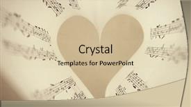  Presentation with heart book - Beautiful slide deck featuring book pages curved into heart backdrop and a  colored foreground