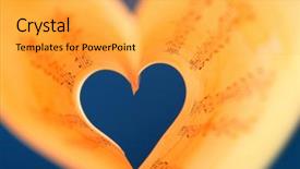  Presentation with heart book - Amazing presentation theme having  backdrop and a  colored foreground