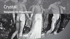  Presentation with st petersburg russia landmarks - Slide deck with book romans - ludwig von lefts - orpheus background and a gray colored foreground