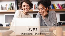  Presentation with happy young student girl holding - Amazing presentation theme having book romans - two cheerful young girls students backdrop and a  colored foreground