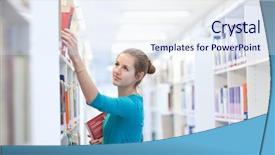  Presentation with young college student diagnosis of chlamydia - Colorful PPT layouts enhanced with higher learning - pretty young college student backdrop and a sky blue colored foreground