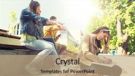  Presentation with school bullying - Cool new PPT theme with book suffering of classmates mockery backdrop and a coral colored foreground