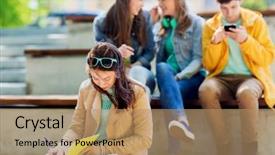  Presentation with school bullying - Audience pleasing PPT layouts consisting of book suffering of classmates mockery backdrop and a  colored foreground