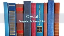  Presentation with environmental - PPT theme having library rules - book with environmental law word background and a teal colored foreground