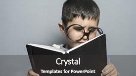  Presentation with book glasses - Presentation theme consisting of book with funny and varied background and a  colored foreground