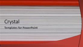  Presentation with book covers - Amazing PPT layouts having book with red covers closeup backdrop and a light gray colored foreground