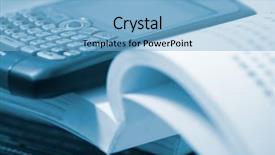  Presentation with blackberry - PPT theme enhanced with book with the blackberry cellphone background and a light blue colored foreground