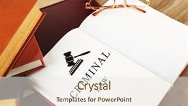  Presentation with law - Theme with library rules - open book with words criminal background and a sky blue colored foreground