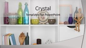  Presentation with different - Presentation theme enhanced with violet books - beautiful white shelves with different background and a light gray colored foreground