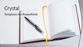  Presentation with birthday organizer - Cool new presentation theme with bookmark - personal organizer backdrop and a sky blue colored foreground