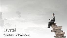  Presentation with mind - Amazing presentation design having books broden your mind backdrop and a white colored foreground