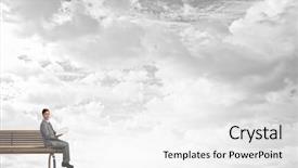  Presentation with mind - Cool new slides with books broden your mind backdrop and a white colored foreground