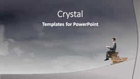  Presentation with mind - Slide deck featuring books broden your mind background and a dark gray colored foreground