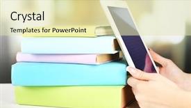  Presentation with modern medicine cardiology concept mixed - Slides featuring books close-up modern education background and a soft green colored foreground