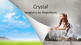  Presentation with turning page - Presentation design featuring mail s - kiss in envelope for valentine background and a lemonade colored foreground