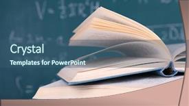  Presentation with blackboard - Presentation theme featuring closeup of a young caucasian man with a pile of handmade christmas cookies with different shapes and colors in his hands against a gray rustic wooden surface background and a tawny brown colored foreground