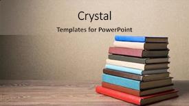  Presentation with labels - Cool new PPT theme with fried noodle with coconut milk served with side dish backdrop and a violet colored foreground