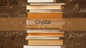  Presentation with math - Slide set having vintage background with math background and a red colored foreground