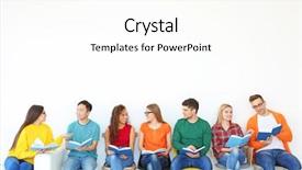  Presentation with book glasses - Beautiful presentation featuring books while sitting near light backdrop and a pink colored foreground