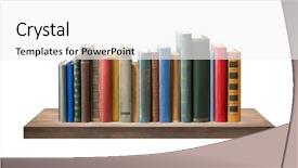  Presentation with books and gravel - Theme featuring bookshelf - books on the shelf isolated background and a white colored foreground