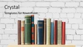  Presentation with old books pen - Colorful PPT theme enhanced with old forest with moss covered trees and rays of sun in summer backdrop and a tawny brown colored foreground