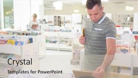  Presentation with bookshop - Colorful theme enhanced with bookshop backdrop and a lemonade colored foreground