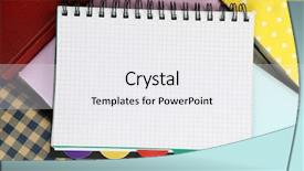  Presentation with tan book stack stacks of books - Audience pleasing slide deck consisting of bookstore advertising - notebook on books background backdrop and a  colored foreground