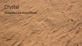  Presentation with cow pattern - Slide deck consisting of boondock - desert sand pattern texture background background and a coral colored foreground