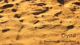  Presentation with pattern - Slide deck featuring boondock - desert sand pattern texture background background and a gold colored foreground
