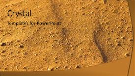  Presentation with sand - PPT layouts enhanced with boondock - desert sand pattern texture background background and a gold colored foreground