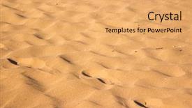  Presentation with egypt - Slide set featuring boondock - desert sand texture background and a yellow colored foreground