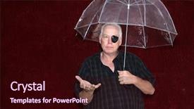  Presentation with patch clamp - Presentation theme consisting of booth with a burgundy red background and a wine colored foreground