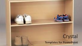  Presentation with boot camp boots - Slides with boots stand on a rack background and a coral colored foreground