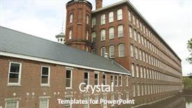  Presentation with cotton - Amazing presentation theme having boott cotton mills brick exterior backdrop and a  colored foreground